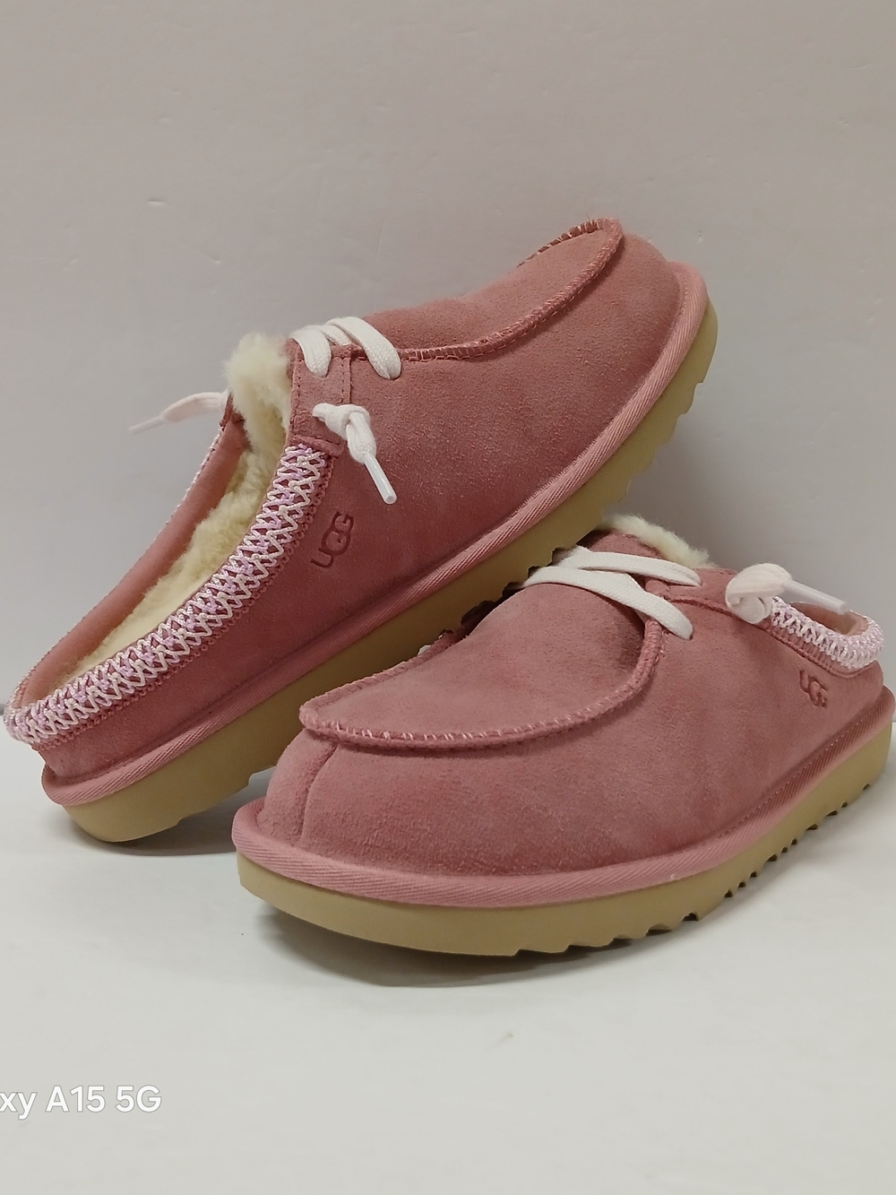 UGG Tasman Mule Horizon Pink Suede Slip On Slippers Women's Size 6  1175213K New